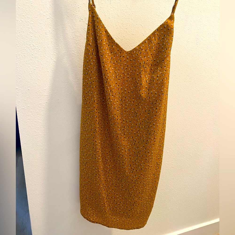 Mustard mini sundress